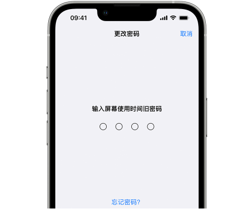 桦川iPhone屏幕维修分享iPhone屏幕使用时间密码忘记了怎么办 