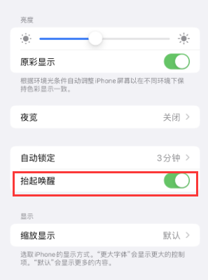 桦川苹果授权维修站分享iPhone轻点无法唤醒怎么办